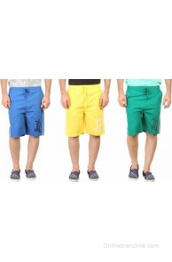 Habitude Solid Men's Basic Shorts, Sports Shorts, Beach Shorts